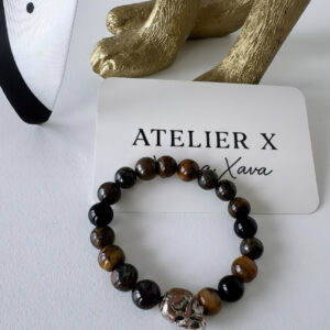 ROCKSTAR SKULL TIGEREYE