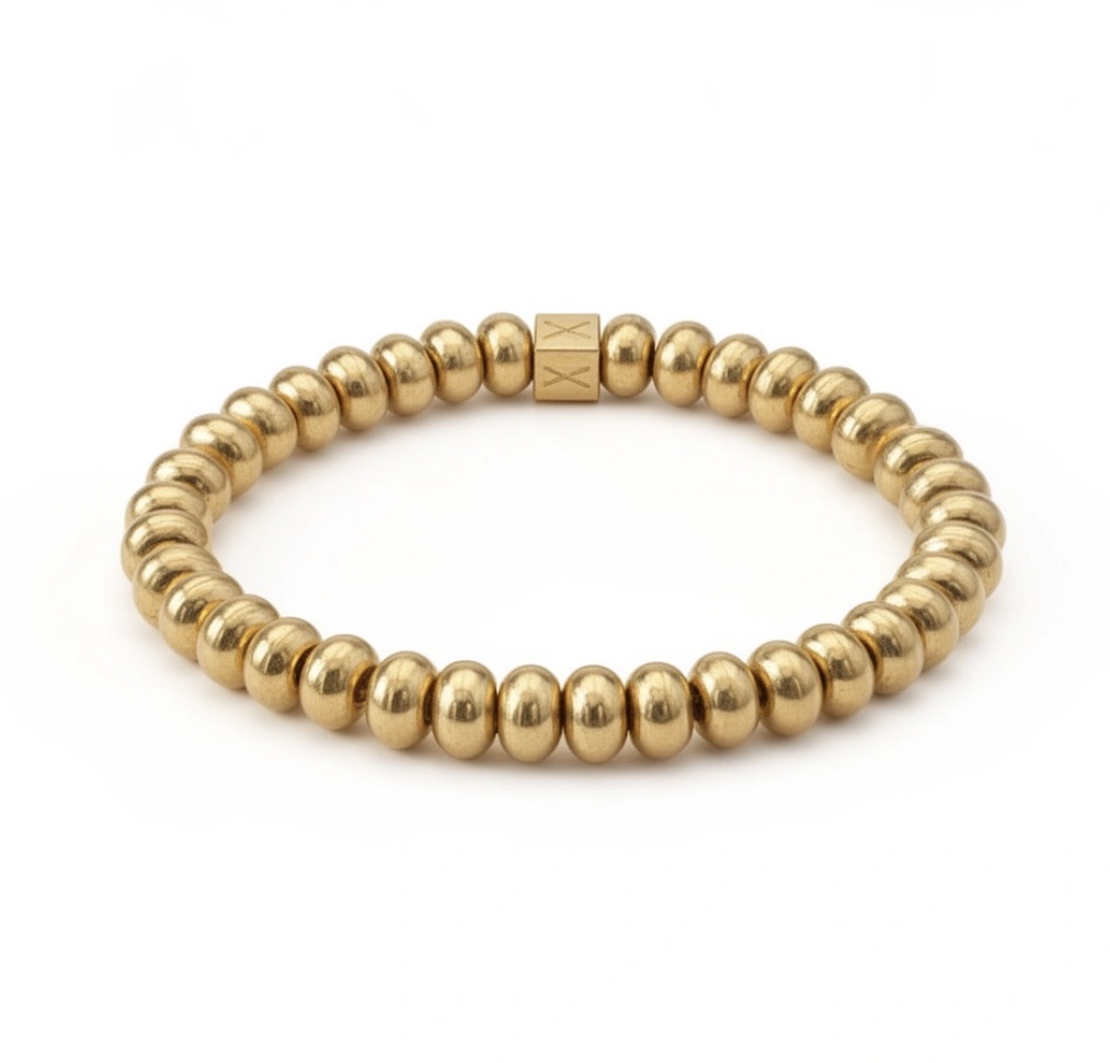 Essential Gold Oval Beads - 8MM