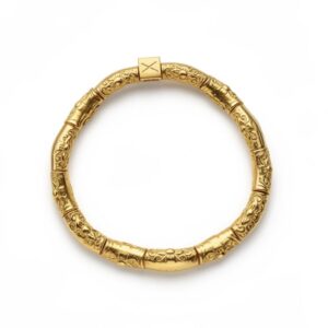 Essential Textured Tube Bracelet 5MM